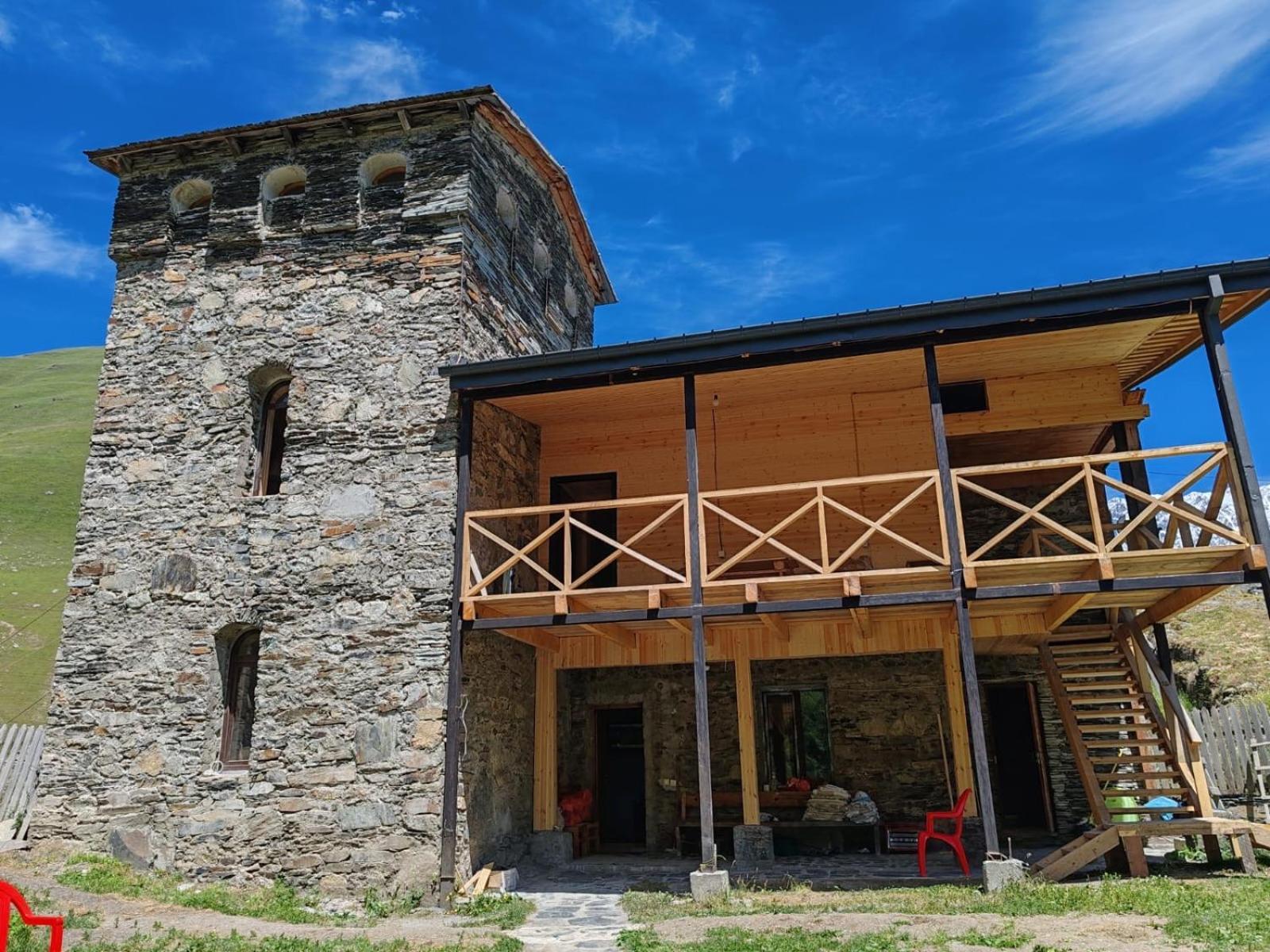 Chazhashi Guesthouse Ushguli Esterno foto